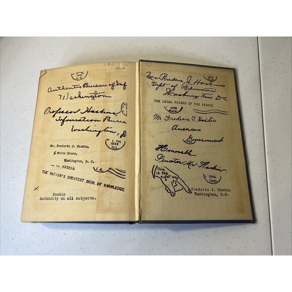 Answers To Questions Hardcover Book by Frederic J Haskin 1926 Homeschooling Gem - Picture 16 of 16